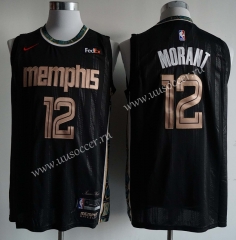 2020-2021 City Version NBA Memphis Grizzlies Black #12 Jersey