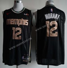 2020-2021 City Version NBA Memphis Grizzlies Black #12 Jersey