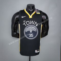 2019 NBA Golden State Warriors Black #35 Jersey-311
