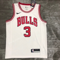 NBA Chicago Bull White #3 Jersey-311
