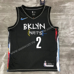2020-2021 City Version NBA Brooklyn Nets Black #2 Jersey-311