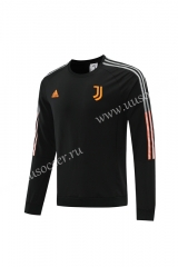2020-2021 Juventus FC Black Round Collar Thailand Soccer Tracksuit Top-LH