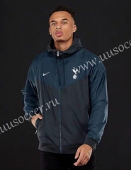 2021-2022 Tottenham Hotspur Royal Blue Trench Coats With Hat-GDP