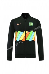 Player Version 2021-2022 Inter Milan Black Thailand Soccer Jacket Top-LH