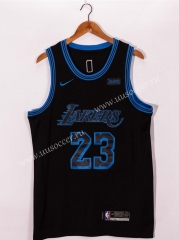 2021 City Version Lakers NBA Black #23 Jersey
