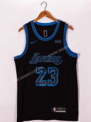 2021 City Version Lakers NBA Black #23 Jersey