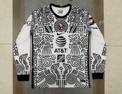 2020-2021 Club América Black & White Thailand LS Soccer Training Jersey