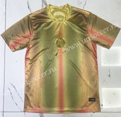 2020-2021 Paris SG Golden With golden logo Thailand Soccer Jersey AAA-518