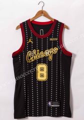 2021 NBA Chicago Bull Black #8 Jersey