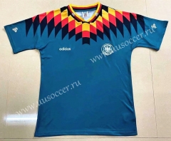 1994 Retro Version Germany Away Green Thailand Soccer Jersey-908