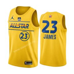 2021-2022 NBA All-Star Version Yellow #23 Jersey