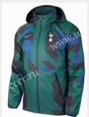 2021-2022 Tottenham Hotspur Green Trench Coats With Hat-GDP