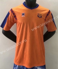 91-92 Retro Version Barcelona Away Orange Thailand Soccer Jersey AAA-HR