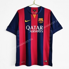 2014-2015 Retro Version Barcelona Home Red & Blue Thailand Soccer Jersey AAA-C1046