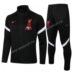 2021-022 Liverpool Black Thailand Soccer Jacket Uniform-815