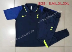 2021-22 Tottenham Hotspur Royal Blue Thailand Polo Uniform-815