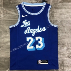 2021 Retro Version NBA Los Angeles Lakers Blue #23 Jersey-311