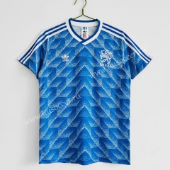 1988 Retro Version Netherlands Away Blue Thailand Soccer Jersey AAA-C1046