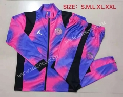 2021-2022 Jordan Paris SG Purple & Blue Soccer Jacket Uniform-815