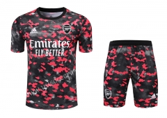 2021-2022 Arsenal Red & Black Thailand Soccer Training Uniform-418