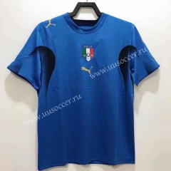 06 Retro Version Italy Home Blue Thailand Soccer Jersey AAA-811