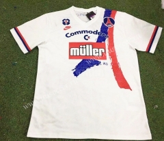 91-92 Retro Version Paris SG Away White Thailand Soccer Jersey AAA-503