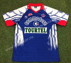 92-93 Retro Version Paris SG Home Blue Thailand Soccer Jersey AAA-503