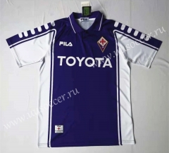 90-99 Retro Version Fiorentina Home Purple Thailand Soccer Jersey AAA-HR
