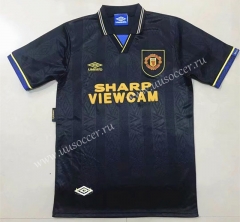 1994 Retro Version Manchester United Black Thailand Soccer Jersey AAA-908