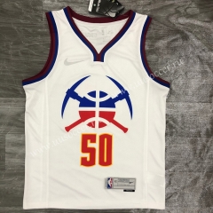 2020-2021 Reward Version Denver Nuggets NBA White #50 Jersey-311
