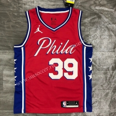 Jordan Topic 2020-2021 NBA Philadelphia 76ers Red #39 Jersey-311