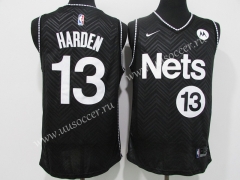 2021 Reward Version NBA Brooklyn Nets Black #13 Jersey