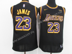 2021 Reward Version Lakers NBA Black #23 Jersey