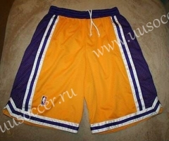 Los Angeles Lakers Yellow & Blue NBA Shorts