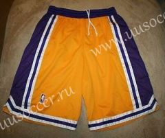 Los Angeles Lakers Yellow & Blue NBA Shorts