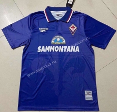 95-96 Retro Version Fiorentina Home Purple Thailand Soccer Jersey AAA-422