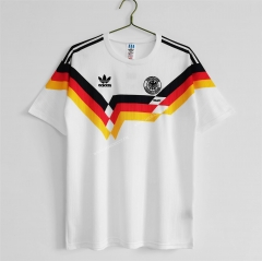 1990 Retro Version Germany Home White Thailand Soccer Jersey-c1046