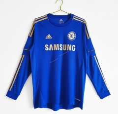 Retro Version 2012-2013 Chelsea Home Blue Thailand LS Soccer Jersey AAA-c1046