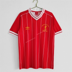 UEFA Champions League 81-84 Retro Version Liverpool Home Red Thailand Soccer Jersey AAA-c1046
