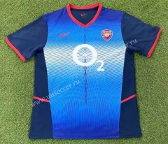 2002-04 Arsenal Away Blue Thailand Soccer Jersey AAA-503