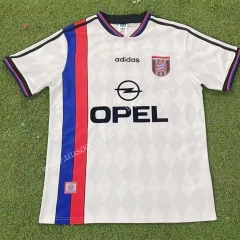 1995-96 Bayern München Away White  Thailand Soccer Jersey AAA-503