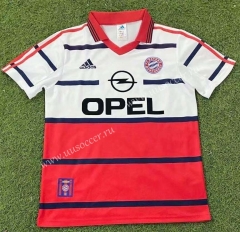 1998-2000 Bayern München Away Red&White Thailand Soccer Jersey AAA-503