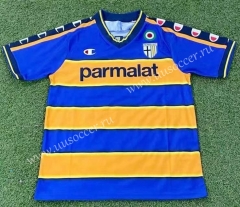 02-03 Parma  Home Blue&Yellow Thailand Soccer Jersey AAA-503