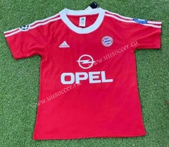 UEFA Champions League 2001 Bayern München Home Red Thailand Soccer Jersey AAA-503