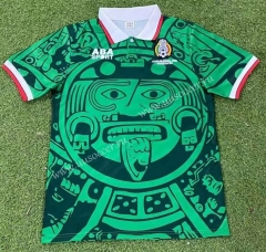 Retro Version 1998 Mexico  Home Green Thailand Soccer Jersey AAA-503