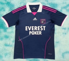 11-12 Olympique Lyonnais  Away Royal Blue Thailand Soccer Jersey AAA-HR
