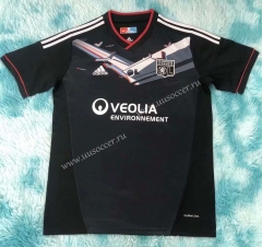 12-13  Olympique Lyonnais 2nd Away Black Thailand Soccer Jersey AAA-HR