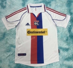 00-01  Olympique Lyonnais Home White Thailand Soccer Jersey AAA-HR