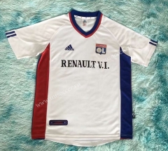 01-02 Olympique Lyonnais Home White Thailand Soccer Jersey AAA-HR