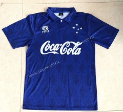 93-94 Cruzeiro EC Home Blue Thailand Soccer Jersey AAA-HR